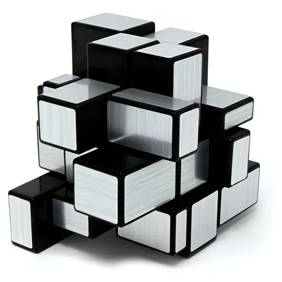 Mirror Blocks 3x3x3 Prateado Cubo Mágico 4D Original - Prateado