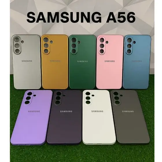 CAPA CASE CAPINHA PREMIUM P/SAMSUNG A56/A36 INTERIOR AVELUDADO AG-GLASS PHONE CASE LUXO SOFISTICAÇÃO