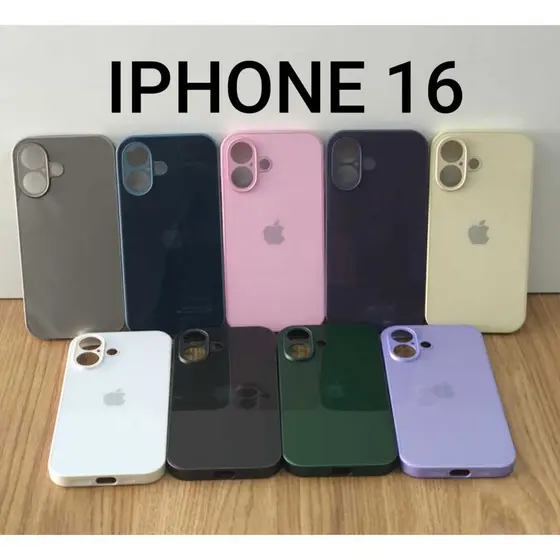 CAPA CASE CAPINHA PREMIUM P/IPHONE 16  INTERIOR AVELUDADO PHONE CASE AG-GLASS LUXO  MODA
