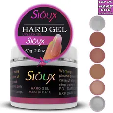 Hard Gel Sioux 60g LED UV Profissional Alta Resistência Para Unhas de Fibra, Acrigel e Alongamento