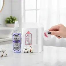 Prep Antisséptico Para Higienização das Unhas + Algodão Prensado Para Unhas Retirar Esmalte Limpar unha