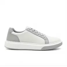 Tenis Estililoso Feminino New Design Couro Academia Treino Bege Banco
