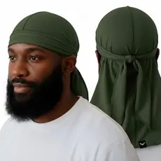 Durag Bandana Waves Touca Turbante Penteados Hip Hop Rapper Texturizada Proteção UV