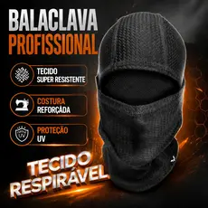 Touca Ninja Térmica Balaclava Tática Militar EPI Com Proteção Solar UV Fpu50+