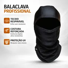Toca Ninja Balaclava Térmica Touca Motoqueiro Proteção UV 50 Sol Inverno Bike Esportiva