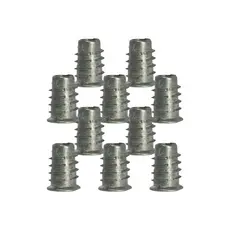 Kit 10 Pçs Bucha Americana 5/16X25 Zamac Para Fixação Moveis