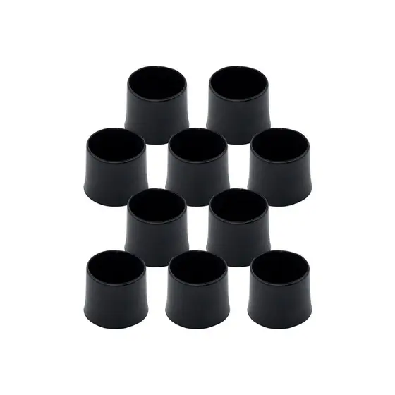 16 Pçs Ponteira Protetora Pé De Cadeira 1" Polegada 25mm 2,5cm Pvc