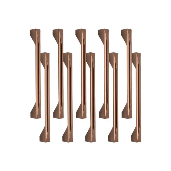 12 Puxadores Para Porta Armario Gaveta Quarto Brill 192mm