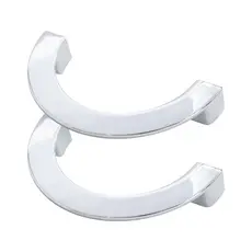 2 Peças Puxador Armario Cozinha Banheiro Lavanderia 128mm Zamac