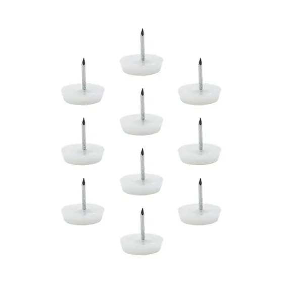 24 Sapata Prego Pe Deslizante 18mm Pe De Moveis Mesa Cadeira