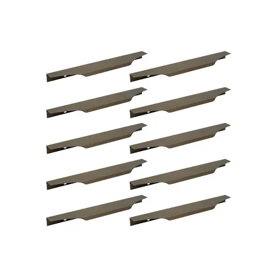15 Puxador De Gaveta Armário Cozinha Quart Olimpia Slim 128mm