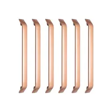 6 Puxadores Porta Guarda Roupa Escritorio Gaveta 256mm Barca