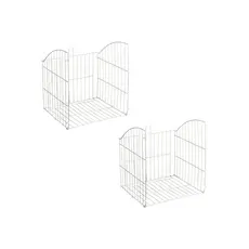 Kit 2 Tulha Roupeiro Armário Nicho Planejado Cesta Aramada 25cm