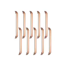 10 Puxadores De Porta Guarda Roupa Escritorio Gavetao 25,6cm
