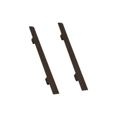 2 Puxadores Abs Alça Para Armario Lavanderia Cozinha 160mm
