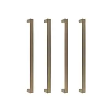 4  Puxador Para Moveis Space Porta De Guarda Roupa Gaveta 320mm