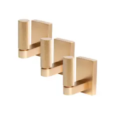 3x Cabides de Metal Para Banheiro e Closet Toalha Roupa Bolsa