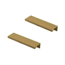 2 Uni Puxadores De Quarto Moveis Sala C/Parafuso Slim 64mm
