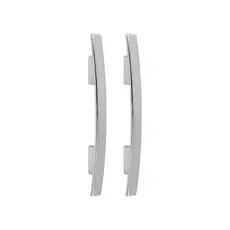 Kit 2 Puxadores Armário Cozinha Banheiro Lavanderia 96mm Abs 128mm