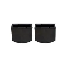 Sapata Pe Borracha Para Escada De Aluminio 21x63mm Kit 2 Pçs