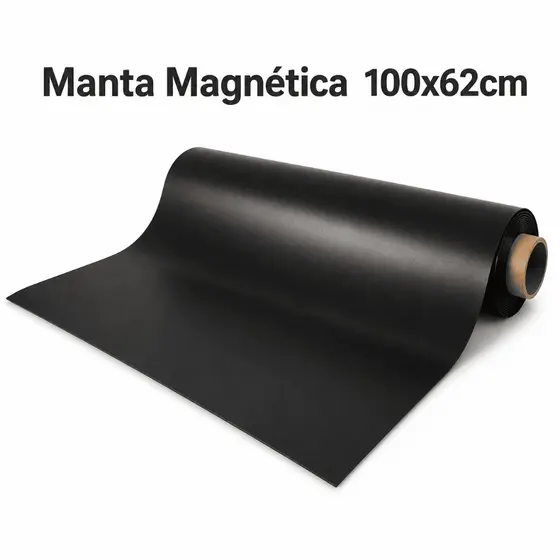 Ímã Para Carro Manta Magnética Sem Adesivo 0,08mm 100cm X 62cm