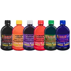 Tinta para marcador de quadro branco 500ml Rende + de 100 recargas Pincel quadro branco recarregável