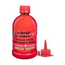 Tinta para marcador de quadro branco 500 ml Vermelho - Rende + de 100 recargas