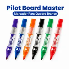 Kit 2 ou 6 Pinceis Para Quadro Branco Pilot Board Master - 100% ORIGINAL