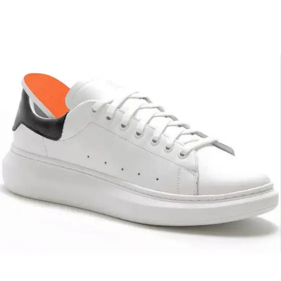 Tênis Sapatenis Masculino Couro Soft Leve e Macio Moda Masculina Sola alta