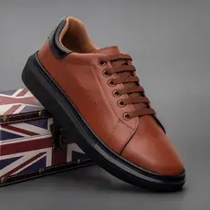 Tenis Sneaker Casual Sola Alta 5cm Oversize Caramelo Sola Preta Black Branco Macio Conforto e Estilo