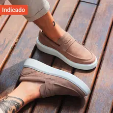 Tenis Sneakers Masculino Sola Alta Mocassim Loafer Premium Loafer Nobock