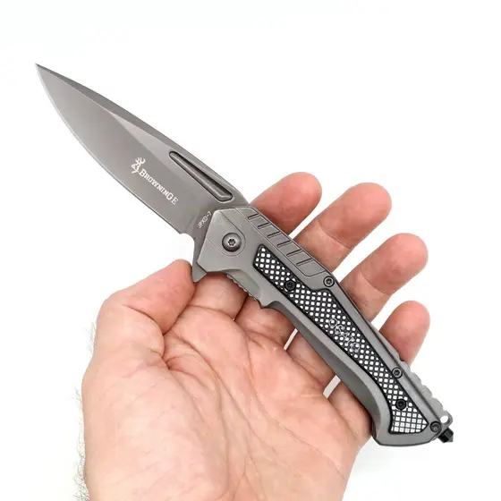 Canivete Tático Browning Semi Automático Maciço Pesado Osato