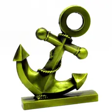 Âncora De Ferro Ornamento Decoração Enfeite Navio Mesa Sala