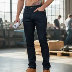 Calça Jeans Masculina Para Trabalho Modelo Tradicional Serviço Direto da Fabrica Promoção
