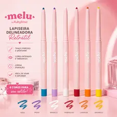Lapis de Olho Retratil Colorido- Escolha sua cor