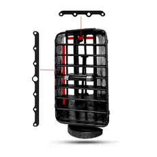 Kit Hastes Central para Difusor De Ar Aletas Mitsubishi Pajero Full