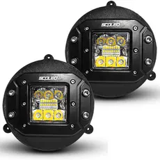 Par Farol e Suporte para Quadriciclo Can Am 400, 450, 500 e 570