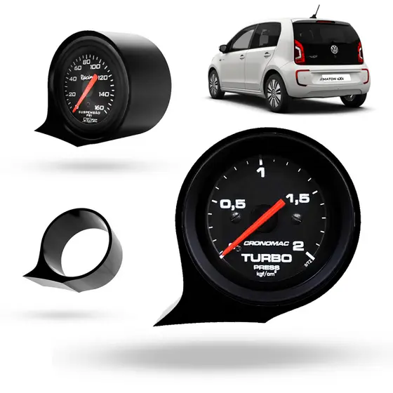 Suporte Manômetro 52mm Up Tsi Turbo Wideband Gauge Pod Volks