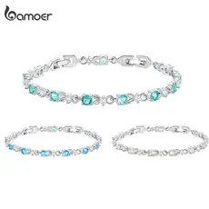 Pulseira Bamoer Zircon Bracelete Moda Presentes Para Mulheres