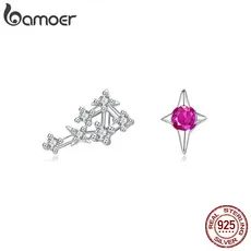 Brincos Bamoer 925 Sterling Sliver Libra Design Joias Presentes Para Mulheres