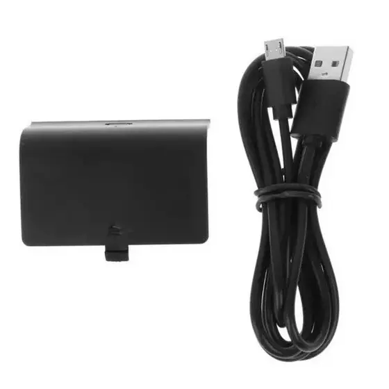 Bateria Mais Cabo Carregador Controle Xbox One Charge Play