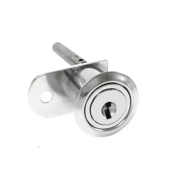 Fechadura P/ Móveis 316 Inox Meia Aba Gaveta Gaveteiro Stam