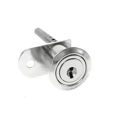 Fechadura P/ Móveis 316 Inox Meia Aba Gaveta Gaveteiro Stam