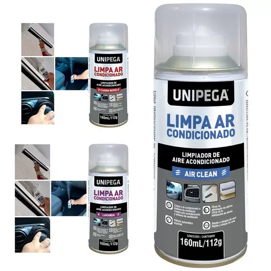 Limpa Ar Condicionado Automotivo Doméstico Spray Diversos
