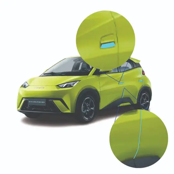 Byd Dolphin Mini Kit Protetor Maçaneta E Quina De Porta Ppf