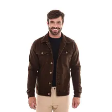 Jaqueta Masculina Básica Tendência Estação Moda Jeans
