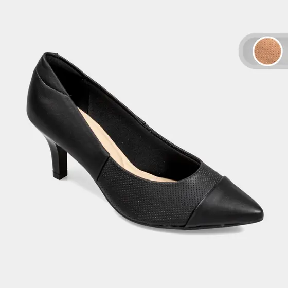 Scarpin Feminino Modare Para Joanete Ultraconforto Acolchoado Strech Salto Stilleto 7408101