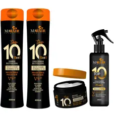 Kit Capilar Shampoo Condicionador Máscara Capilar e Spray Capilar Top 10 Mahair Promoção!