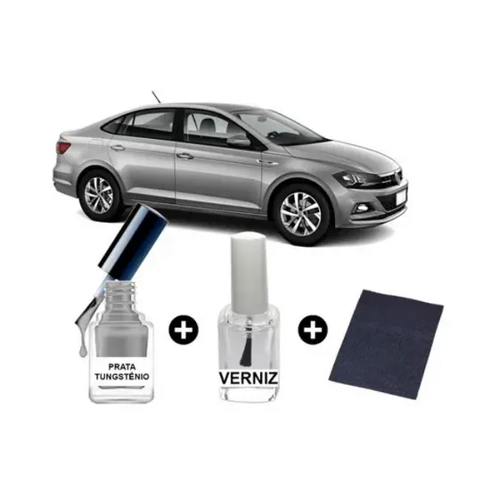 Tinta Tira Risco Automotiva Virtus Prata Tungstenio