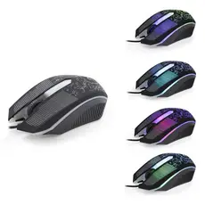 Mouse game 3D para jogos com fio 3 botões programáveis 800dpi GAMER 3D MOX MO-ME105